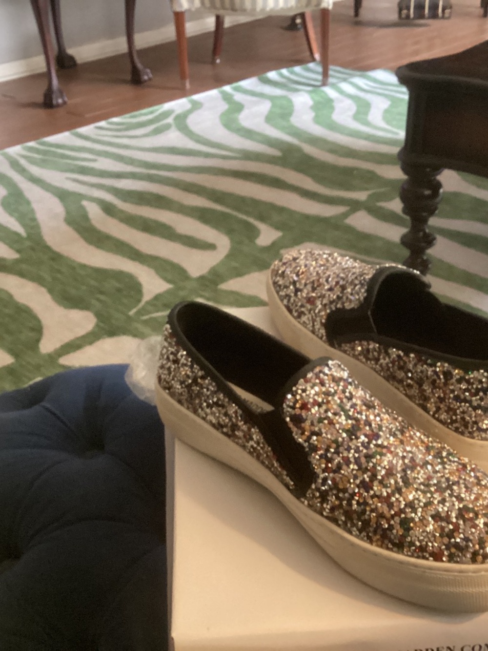 Steve Madden multi color deck shoes